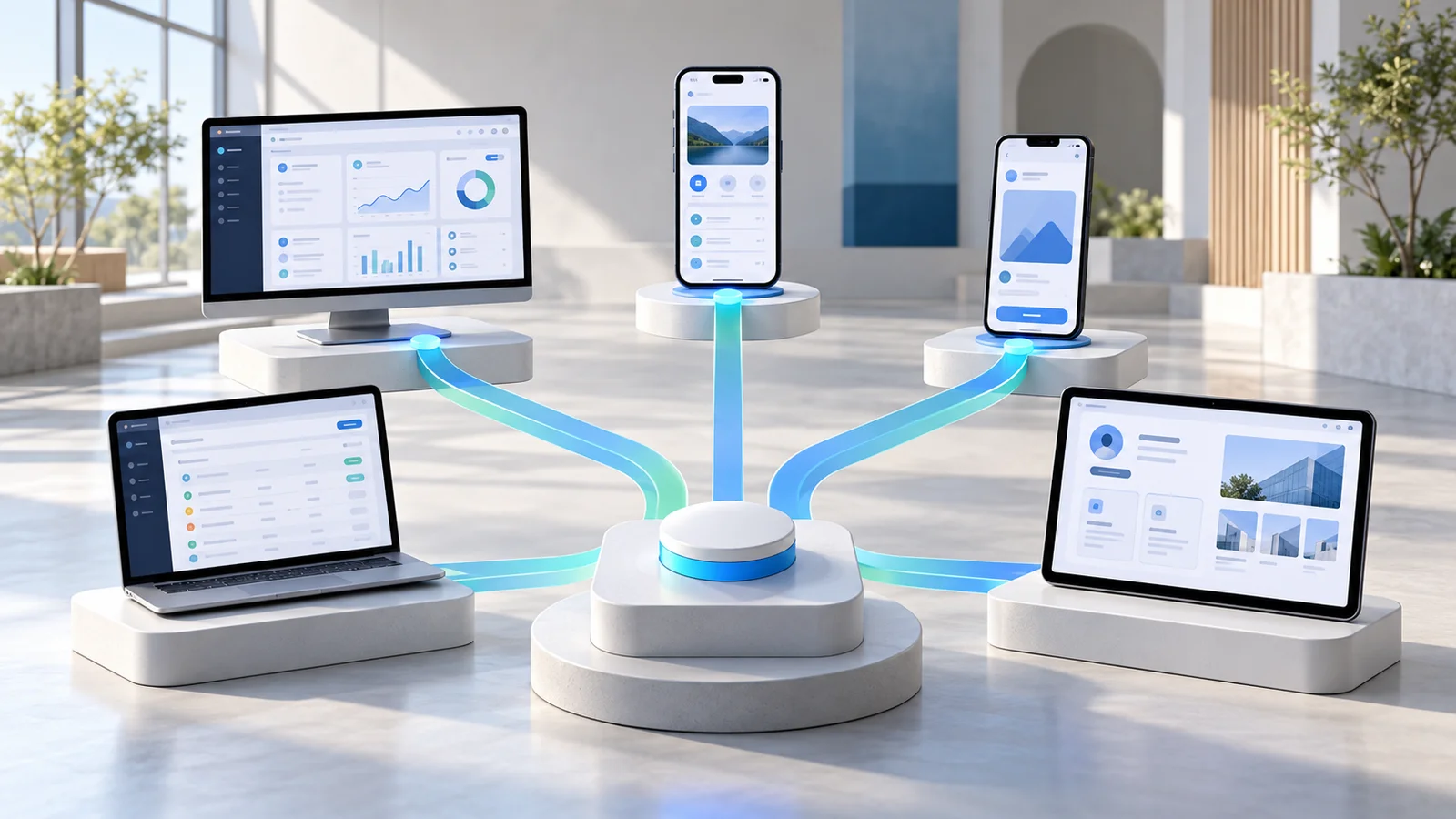 Five distinct app-building routes for web SaaS, native mobile, internal operations, and portals