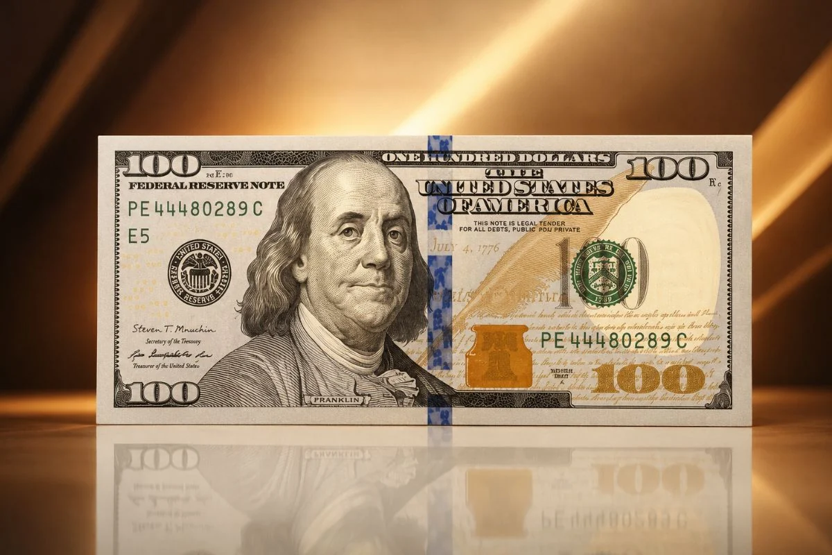 One hundred dollar bill representing a daily affiliate marketing income target